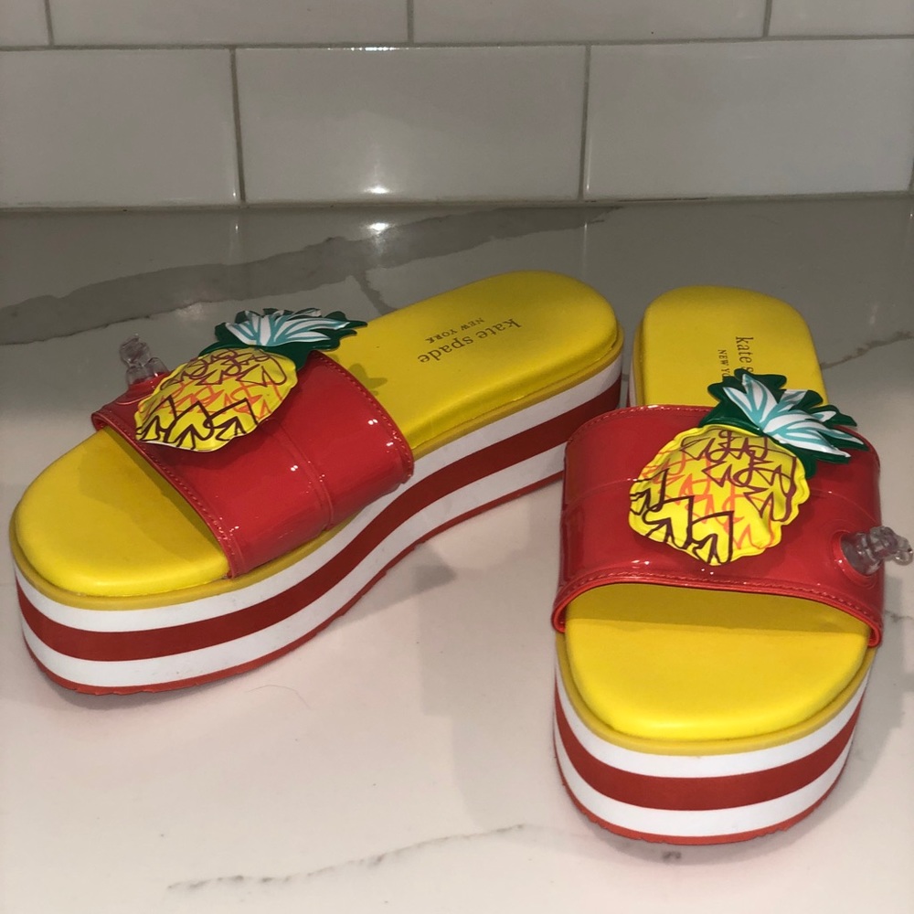 Kate Spade platform sandals! Never been worn.